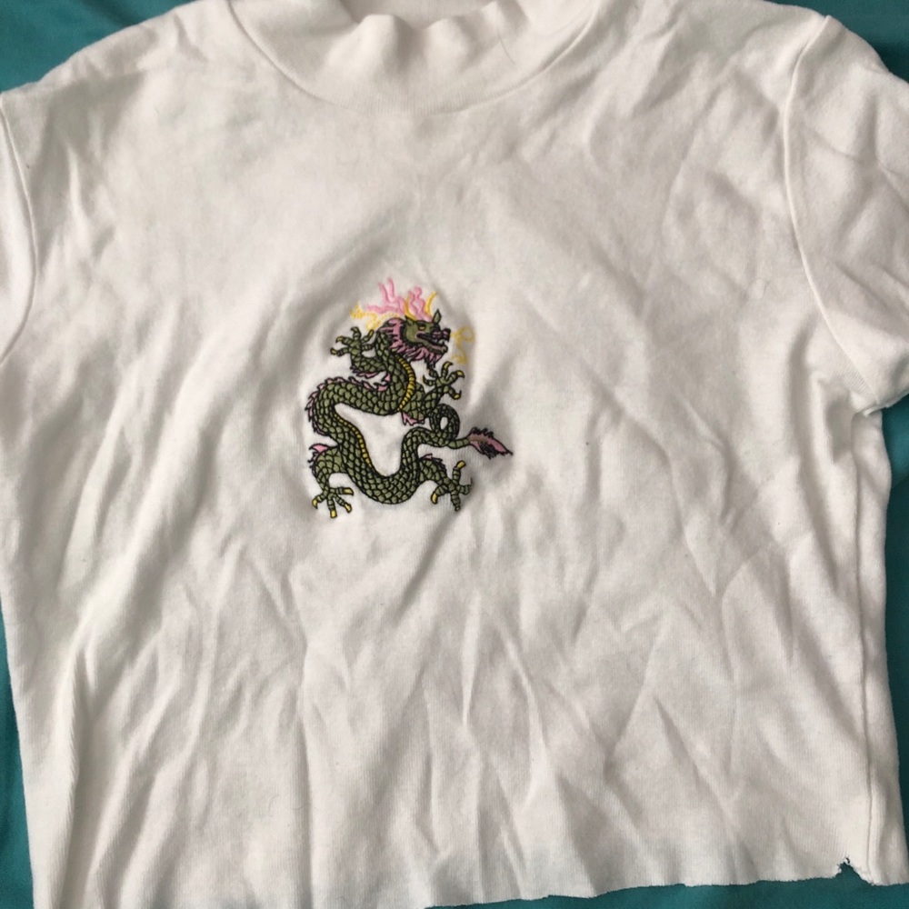 White turtle neck